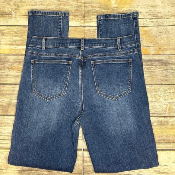 J. McLaughlin Skinny Straight Leg Medium Wash Jeans Womens Sz 6 - Picture 3 of 9